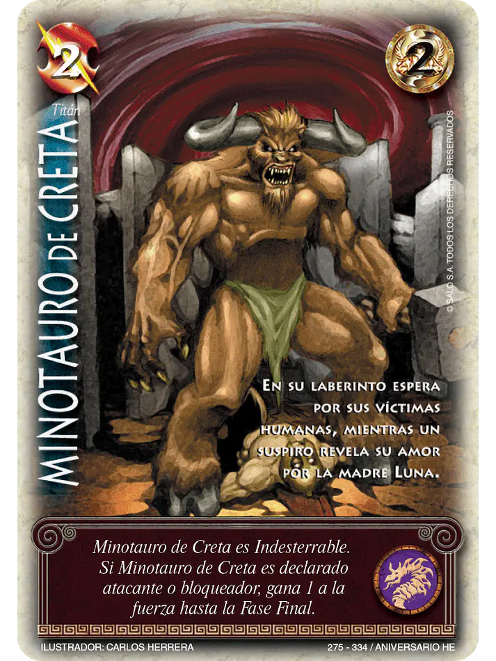 Minotauro de Creta (Helénica Aniv - Rework)