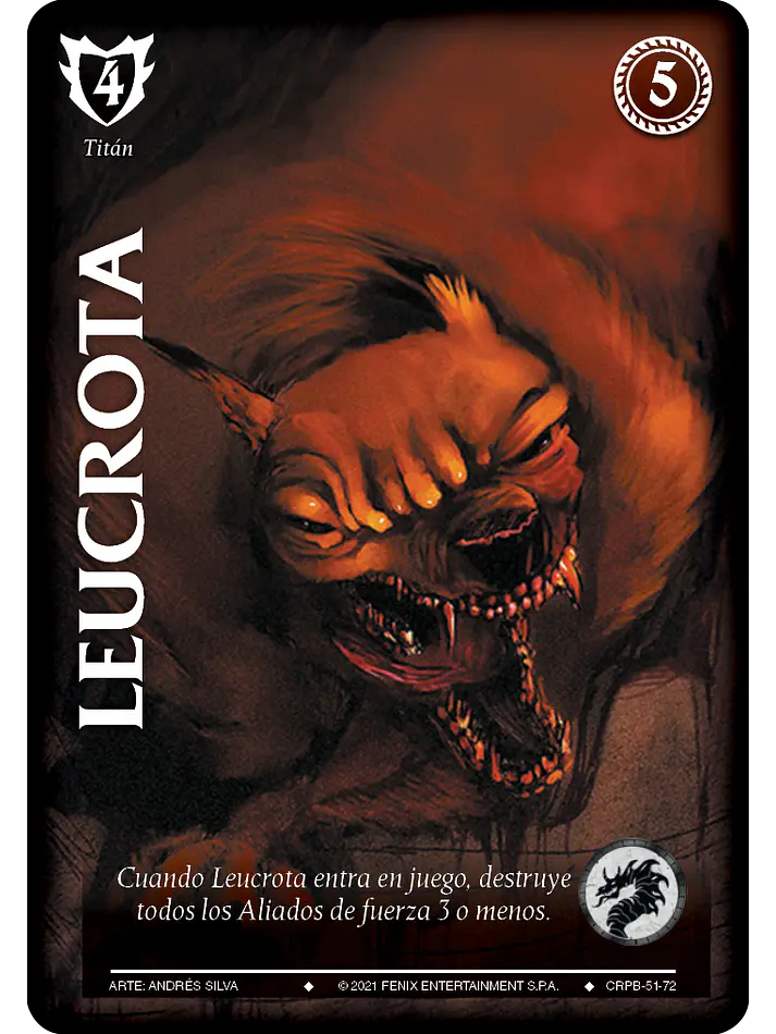 Leucrota - Frame negro