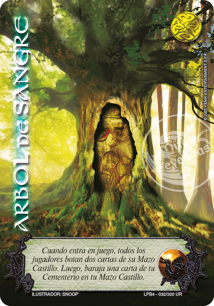 Arbol De Sangre Ultra Real lluvia