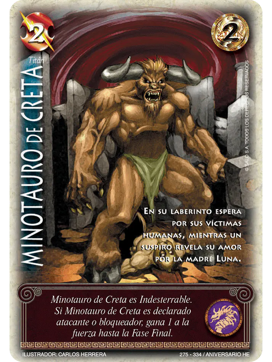 Minotauro de Creta (Helénica Aniv - Rework)